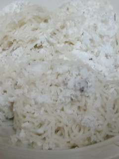 A picture of Idiyappam (String hoppers).