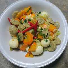 รูปของ Capcay telur puyuh
