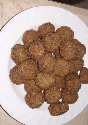 صورة لوصفة فلافل على الطريقه السورية