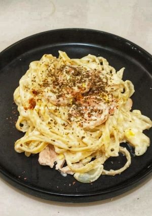 Foto resep # 151 : Creamy Fettuccine Carbonara