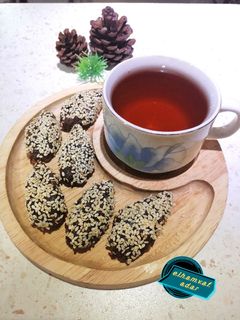 عکسی از دستور حلوا خرما زنجبیلی الهام پز