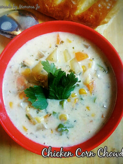 Foto resep Chicken Corn Chowder (chicken cream soup)