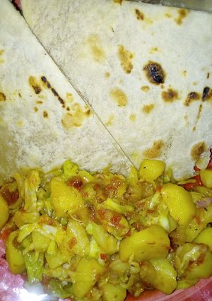 A picture of Chapati/Roti.
