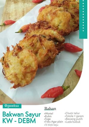 Foto resep Ote ote - Weci - Bakwan sayur DEBM