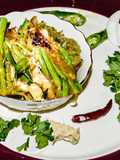 Spicy flavorful protein rich green beans Masala curry