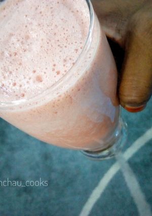 Watermelon smoothie ainihin hoton girkin