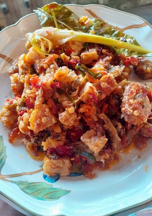 Foto resep Oseng Teri Basah Tempe Mercon