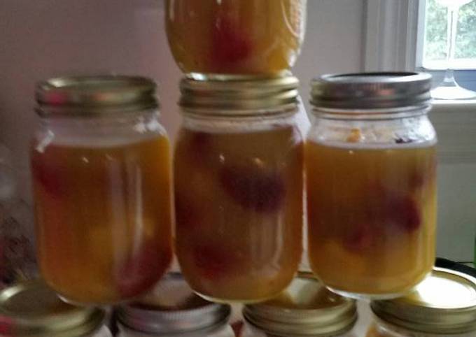 Mango and strawberry moonshine