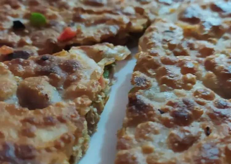 How to Make Favorite Pizza paratha