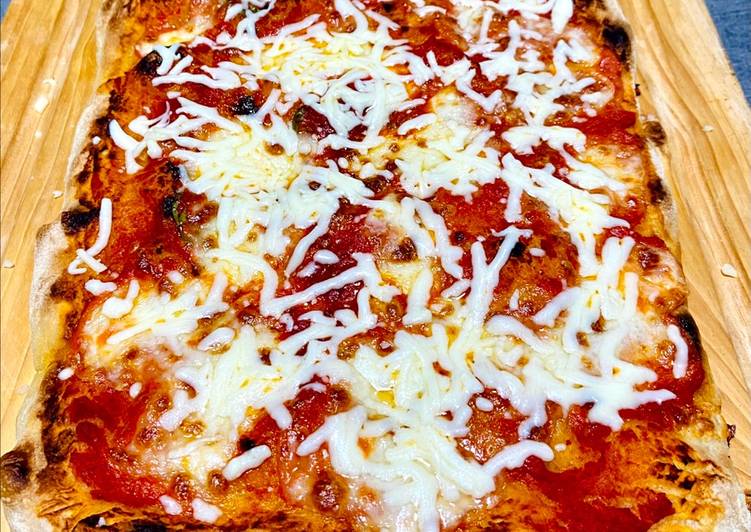 Simple Way to Make Homemade Pizza in teglia 😋