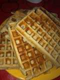 Wafles con pasas y banana😋