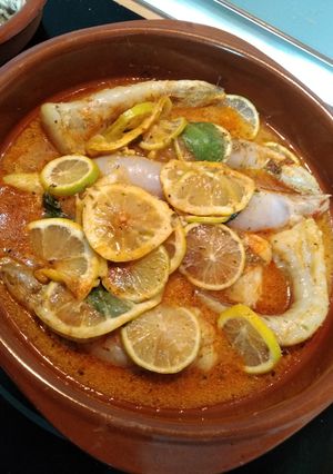 Foto principal de Rape con cítricos y salsa especiada