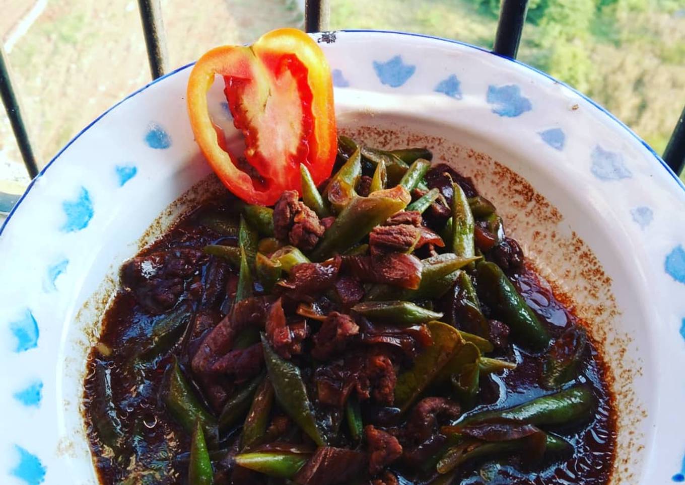 139. Buncis Daging Sapi Saos Tiram