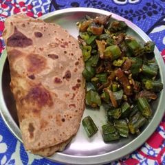 Masala bhindi A picture of Masala bhindi.