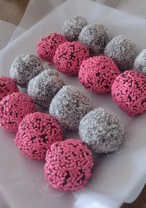 Una foto de Trufas fáciles