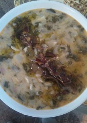 عکسی از دستور آش کشک