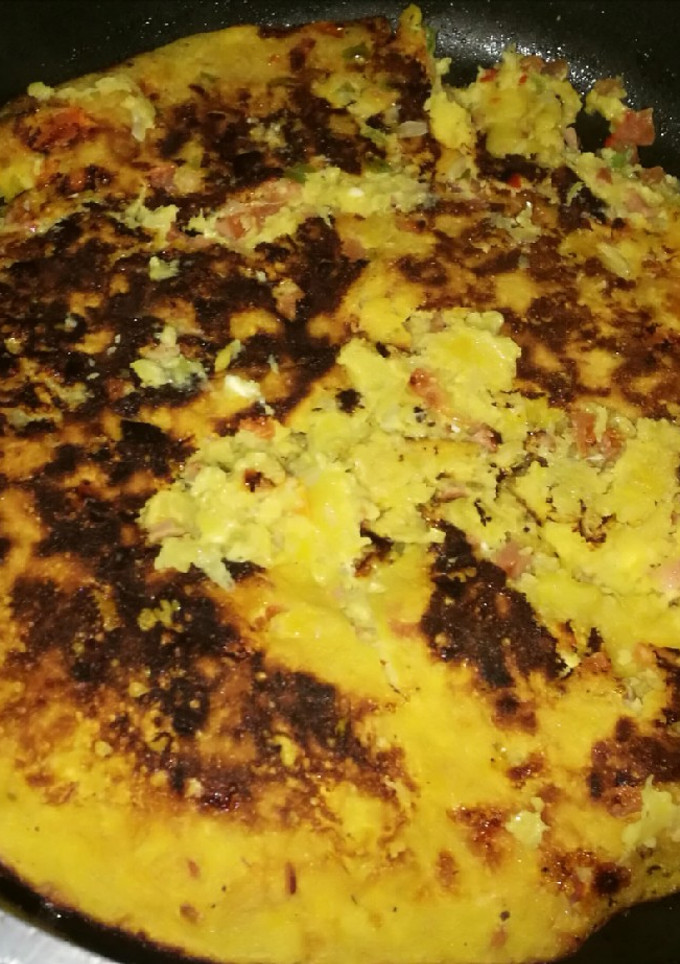 Una foto de Tortilla de plátano maduro