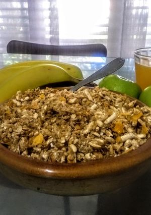 Una foto de Granola casera saludable