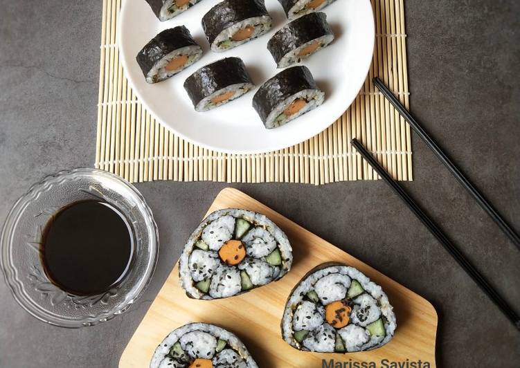 Resep Sushi Roll / Makisushi (巻き寿司) Anti Gagal