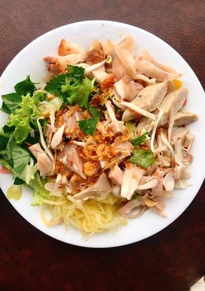 Hình của món Bún mắm nêm Đà Nẵng.