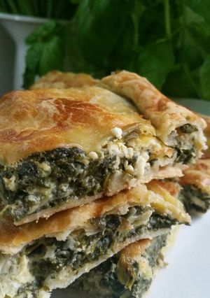 A picture of Mom’s Spanakopita.
