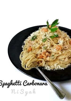 Foto resep Spaghetti Carbonara Creamer
