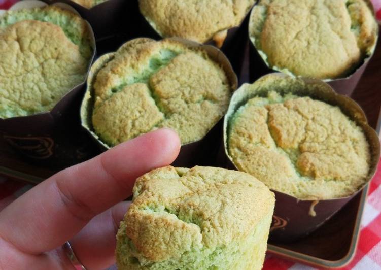 Langkah meracik Chiffon Cake Pandan Putih Telur Anti Gagal