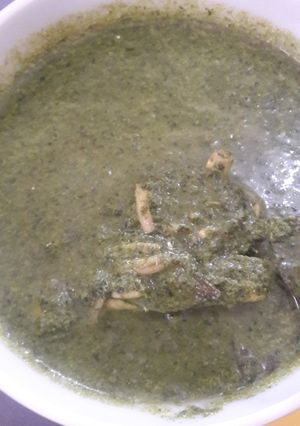 Foto resep Daun Ubi (Daun Singkong) Tumbuk (blender)