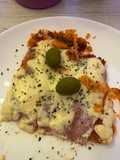 Pizza con base de zanahoria