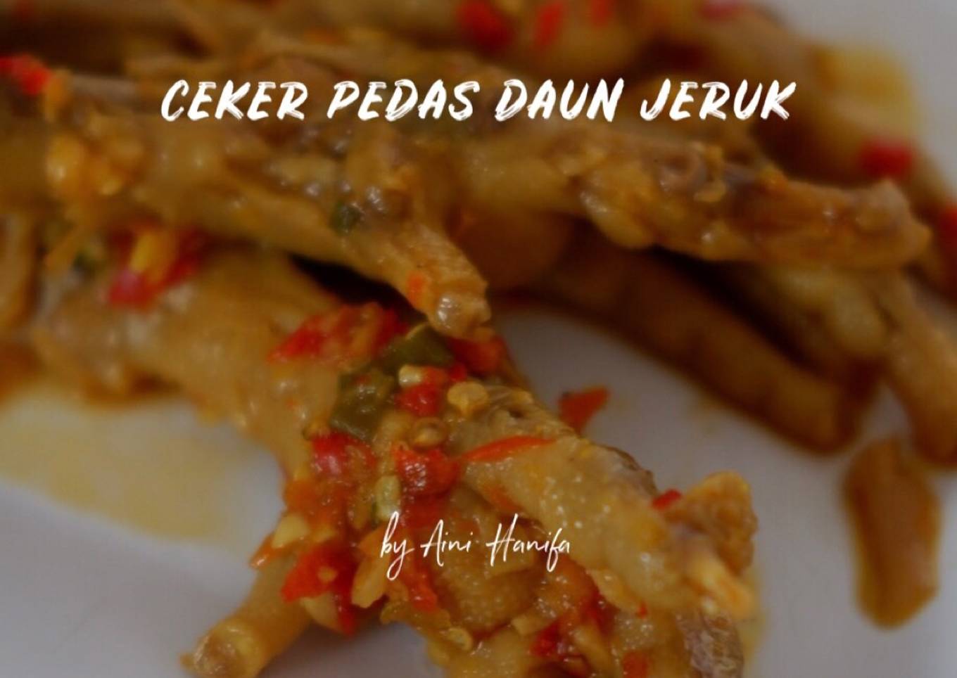 Ceker Pedas Daun Jeruk