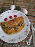 Broccoli stuffed Omelette