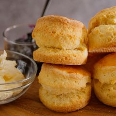 A picture of Basic Perfect Scones using 100% strong bread flour.