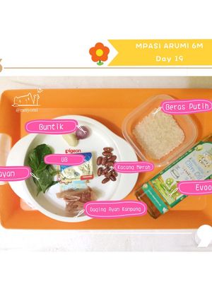 Foto resep 💕Mpasi Arumi 6M day 19💕