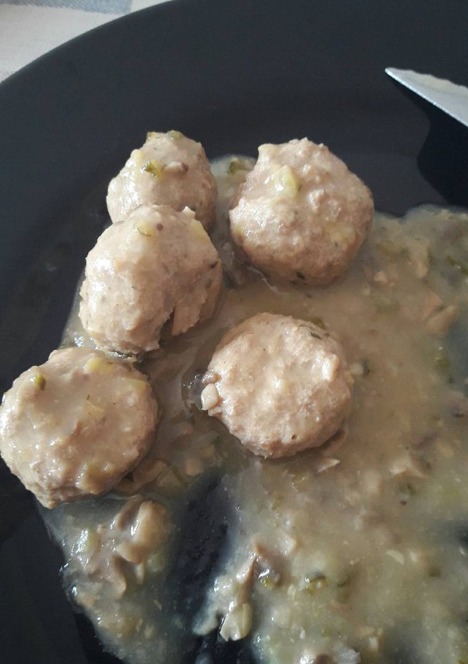 Una foto de Albóndigas Strogonoff sin gluten