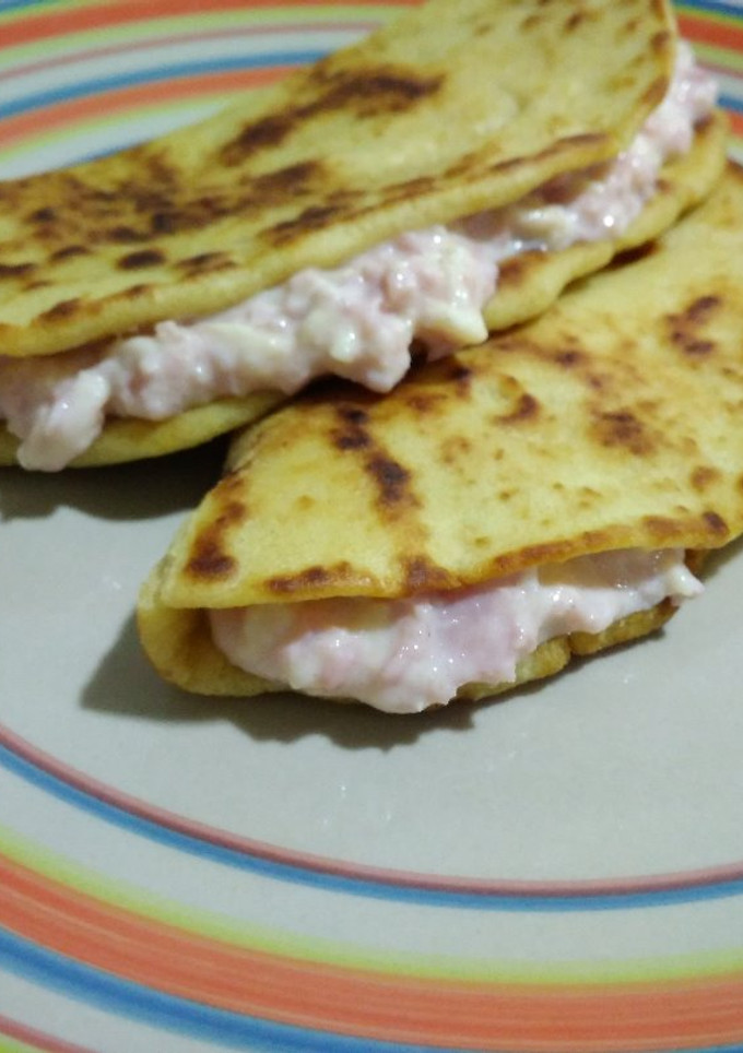 Una foto de Piadinas de jamón y queso con thermomix