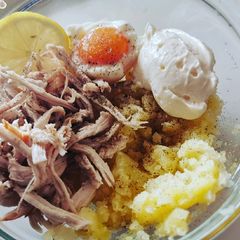 Easy & Yummy Chicken Potato Salad A picture of Easy & Yummy Chicken Potato Salad.