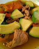 CALDO De Vegetales con Pollo...!