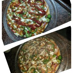 A picture of Veg pizza.