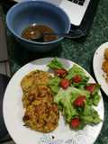 Tortitas de verdura con avena sin capear