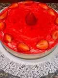 Cheesecake alla fragola bicolore