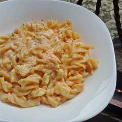 A picture of No Bake Creamy Fusilli n Cheese.
