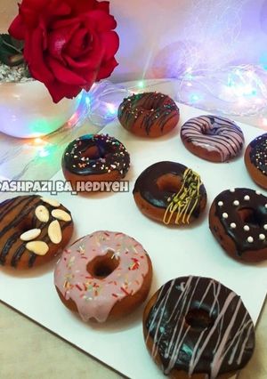 عکسی از دستور دونات هدیه بانو