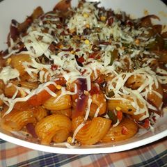 A picture of Cheese pasta.