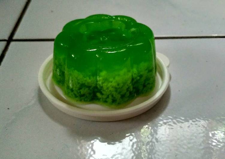 Resep Agar agar ijo lumut Anti Gagal