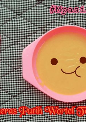 Foto resep Mpasi 6m+ : Pure Beras Putih Wortel Tomat
