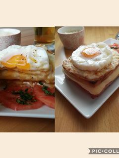 Una foto de Croque Madame