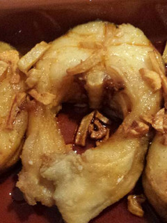 Una foto de Bacalao al pimentón