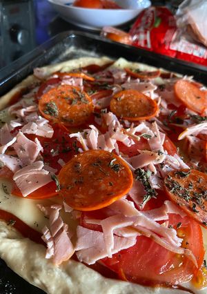 Una foto de Masa de pizza