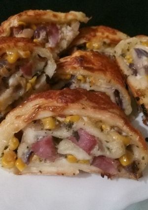 Töltött háromszögek (GM) recept fotója