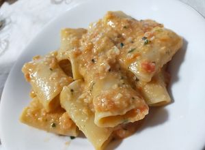 Foto di Paccheri al sugo di granchio